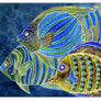 Fish School Color Print
