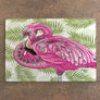 Flamingo Flowers Cutting Board