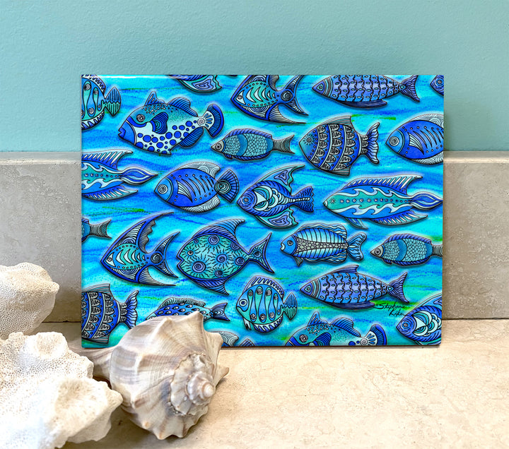 Funky Fish Ceramic Tile