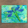 Green Dragonflies Cutting Board