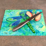 Green Dragonflies Cutting Board
