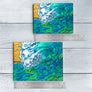 Green wave Ceramic Tile