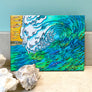 Green wave Ceramic Tile