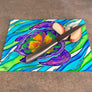 Hibiscus Turtle Cutting Board
