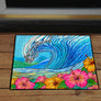 Hibiscus Wave Door Mat