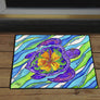 Hibiscus Turtle Door Mat