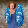 Jellyfish Surfboard Wall Art