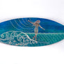 Lady Slider Surfboard Wall Art