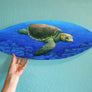 Loggerhead Turtle Surfboard Wall Art