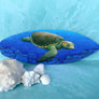 Loggerhead Turtle Surfboard Wall Art