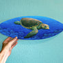 Loggerhead Turtle Surfboard Wall Art