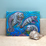 Manatees Ceramic Tile