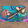 Mermaid and Seahorses Cutting Board