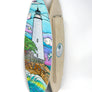 Ocracoke Waves Surfboard Wall Art