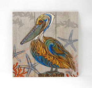 Pelican Perch Wall Art