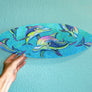 Rainbow Dolphins Surfboard Wall Art