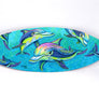 Rainbow Dolphins Surfboard Wall Art