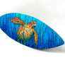 Sea Grass Turtle Surfboard Wall Art