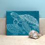 Sea Turtle One Color Ceramic Tile