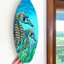 Seahorse Surfboard Wall Art