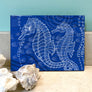 Seahorses One Color Ceramic Tile