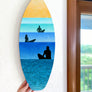 Serenity Surfboard Wall Art