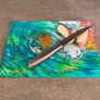 Sunset Surfer Cutting Board