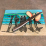 Surf Check Cutting Board