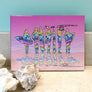 Surf Sisters Ceramic Tile