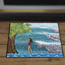 Surfer Girl Door Mat