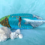 Surfer Girl Surfboard Wall Art