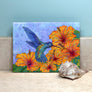 Tropical Hummingbird Ceramic Tile
