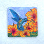 Tropical Hummingbird Coaster