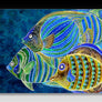 Fish School Aluminum Wall Art