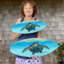 Turtle Paradise Surfboard Wall Art