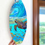 Under the Wave Surfboard Wall Art
