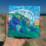 Wave Riding Ceramic Tile