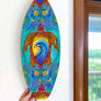 Waves of the Turtle Surfboard Wall Art