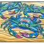 Blue Crabs Print