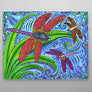 Dancing Dragonflies Aluminum Wall Art