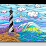 Hatteras Waves Ceramic Tile