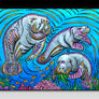 Manatees Ceramic Tile