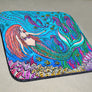Mermaid and Seahorses Coaster