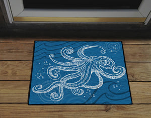 Octopus One Color Door Mat