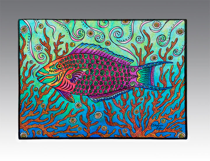 Parrot Fish Door Mat