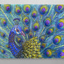 Peacock Aluminum Wall Art