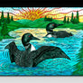 The Loons Ceramic Tile