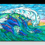 Wave Riding Ceramic Tile