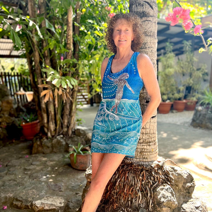 Racerback Tank Dress Lady Slider