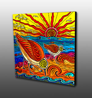 2 Sandpipers Magnet